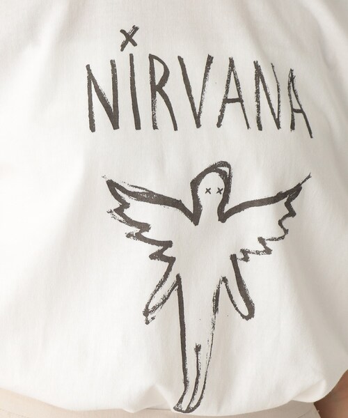 GOOD ROCK SPEED(グッドロックスピード)の「◆【GOOD ROCK SPEED別注 NIRVANA/ニルヴァーナ】Tシャツ(Tシャツ/カットソー・レディース・グレー系その他/オフホワイト・99)」の20枚目の写真