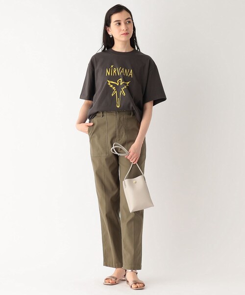 GOOD ROCK SPEED(グッドロックスピード)の「◆【GOOD ROCK SPEED別注 NIRVANA/ニルヴァーナ】Tシャツ(Tシャツ/カットソー・レディース・グレー系その他/オフホワイト・99)」の16枚目の写真