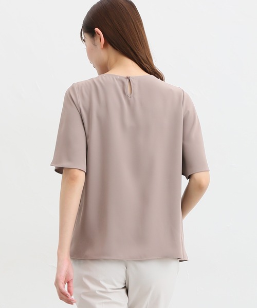 Honeys（ハニーズ）の「メタルパーツ付ブラウス（シャツ/ブラウス・レディース・モカ/グリーン/ブルー系その他/グレイッシュベージュ/ホワイト/ネイビー・S/LL/L/M/3L）」の22枚目の写真