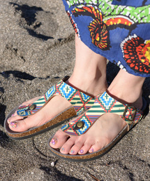 チャイハネ | 【チャイハネ】ネイティブRUG柄トングサンダル（LADIES＆MENS）(サンダル)