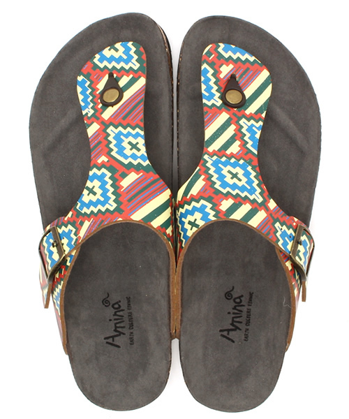 チャイハネ（チャイハネ）の「【チャイハネ】ネイティブRUG柄トングサンダル（LADIES＆MENS）（サンダル・レディース・カラフル・X-LARGE/MEDIUM/SMALL/LARGE）」の8枚目の写真