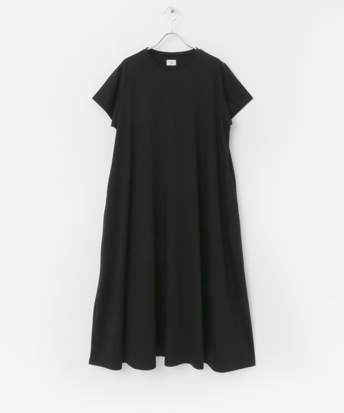 URBAN RESEARCH DOORS(アーバンリサーチドアーズ)の「Aラインフレアカットワンピース(ワンピース・レディース・ブラウン/グリーン系その他/ブラック・MEDIUM)」の14枚目の写真