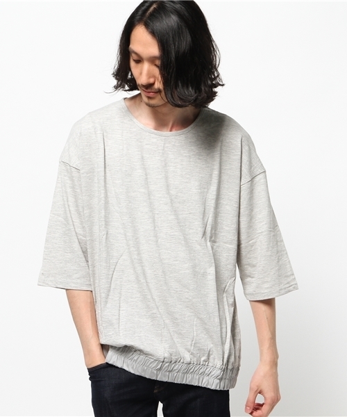 WHO'S WHO gallery（フーズフーギャラリー）の「【GIGGER】シャーリングTEE（Tシャツ/カットソー・メンズ・ホワイト/ブルー/グレー・FREE）」の3枚目の写真