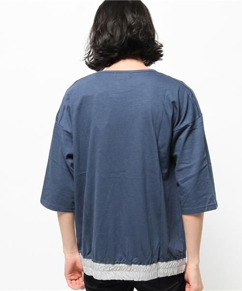 WHO'S WHO gallery（フーズフーギャラリー）の「【GIGGER】シャーリングTEE（Tシャツ/カットソー・メンズ・ホワイト/ブルー/グレー・FREE）」の6枚目の写真