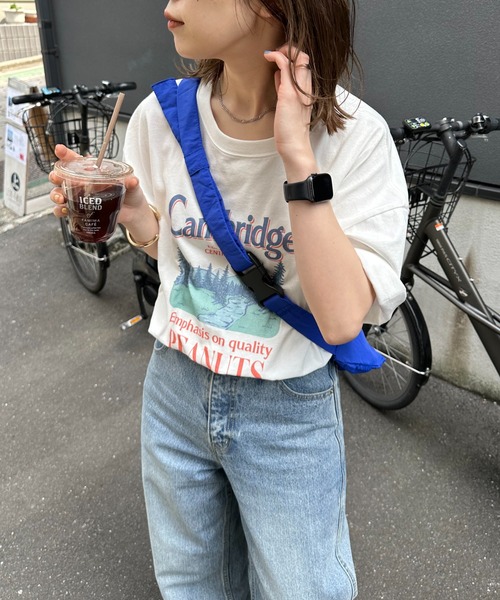 DISCOAT(ディスコート)の「パッカブル撥水加工トライアングルバッグ(ボディバッグ/ウエストポーチ・レディース・ブルー/ホワイト/ブラック・FREE)」の14枚目の写真
