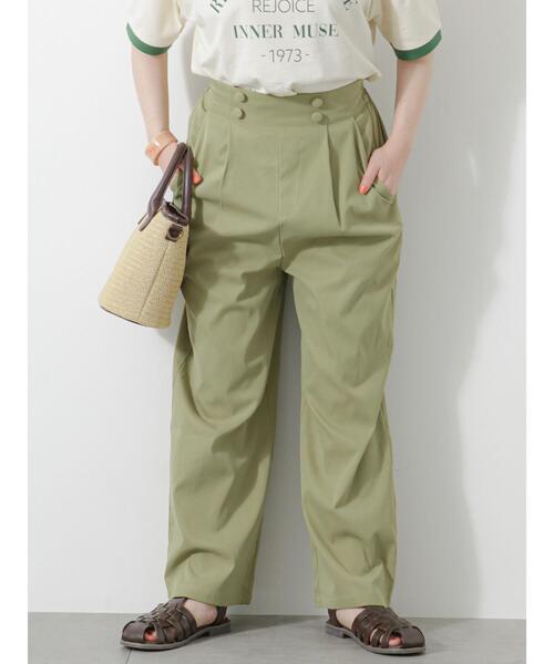 ehka sopo（エヘカソポ）の「マリンパンツ（その他パンツ・レディース・ブラウン/ベージュ/グリーン・F）」の3枚目の写真