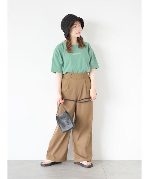 ehka sopo（エヘカソポ）の「マリンパンツ（その他パンツ・レディース・ブラウン/ベージュ/グリーン・F）」の5枚目の写真