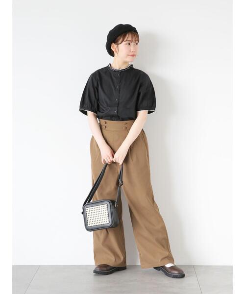 ehka sopo（エヘカソポ）の「マリンパンツ（その他パンツ・レディース・ブラウン/ベージュ/グリーン・F）」の8枚目の写真