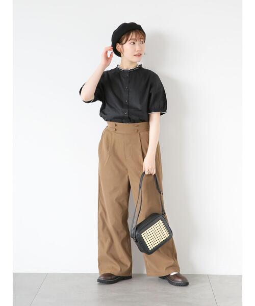 ehka sopo（エヘカソポ）の「マリンパンツ（その他パンツ・レディース・ブラウン/ベージュ/グリーン・F）」の9枚目の写真