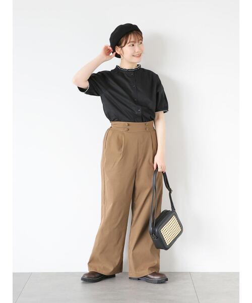 ehka sopo（エヘカソポ）の「マリンパンツ（その他パンツ・レディース・ブラウン/ベージュ/グリーン・F）」の10枚目の写真