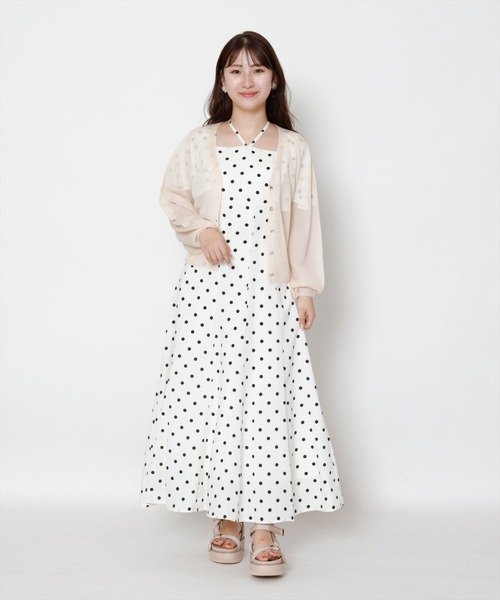 WILLSELECTION(ウィルセレクション)の「シアーVネック袖ボリュームカーディガン(カーディガン/ボレロ・レディース・ブラック/オフホワイト/ピンク/ベージュ・MEDIUM)」の18枚目の写真