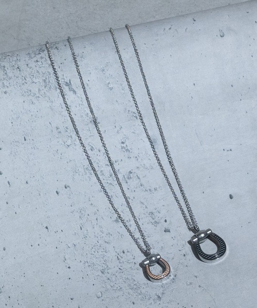 JOHN'S CLOSET（ジョンズクローゼット）の「【40】バリエーション ペアネックレス（ネックレス・メンズ・シルバー系その他/シルバー系その他2/シルバー系その他3/シルバー系その他4/シルバー系その他5/シルバー・FREE）」の3枚目の写真