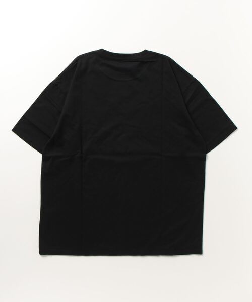 X-girl（エックスガール）の「BASIC OVAL LOGO S/S TEE（Tシャツ/カットソー・レディース・ホワイト/ライトブルー/ブラック/ベージュ・LARGE/MEDIUM/SMALL/X-LARGE）」の5枚目の写真