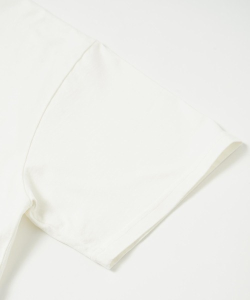 X-girl（エックスガール）の「BASIC OVAL LOGO S/S TEE（Tシャツ/カットソー・レディース・ホワイト/ライトブルー/ブラック/ベージュ・LARGE/MEDIUM/SMALL/X-LARGE）」の20枚目の写真