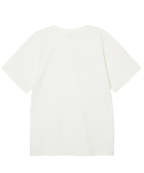 X-girl（エックスガール）の「BASIC OVAL LOGO S/S TEE（Tシャツ/カットソー・レディース・ホワイト/ライトブルー/ブラック/ベージュ・LARGE/MEDIUM/SMALL/X-LARGE）」の16枚目の写真