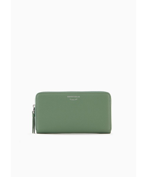 EMPORIO ARMANI(エンポリオアルマーニ)の「【エンポリオ アルマーニ】MyEA ウォレット ディアプリント ラウンドファスナー(財布・レディース・グレイッシュブルー/セージグリーン/ローズ・FREE)」の2枚目の写真