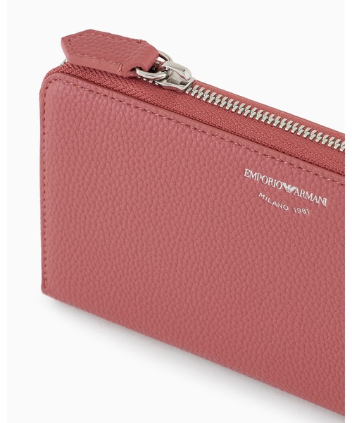 EMPORIO ARMANI(エンポリオアルマーニ)の「【エンポリオ アルマーニ】MyEA ウォレット ディアプリント ラウンドファスナー(財布・レディース・グレイッシュブルー/セージグリーン/ローズ・FREE)」の5枚目の写真