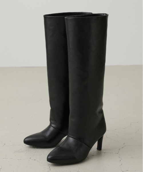 crie conforto(クリーコンフォルト)の「ストレートロングブーツ(ブーツ・レディース・ブラック・SMALL/MEDIUM/LARGE/LL)」の2枚目の写真