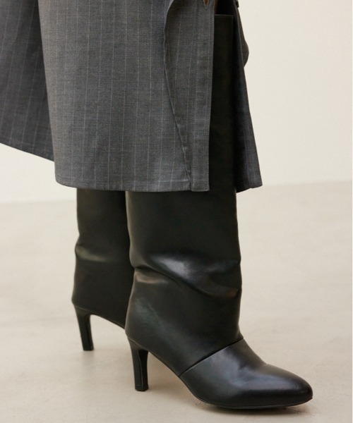 crie conforto(クリーコンフォルト)の「ストレートロングブーツ(ブーツ・レディース・ブラック・SMALL/MEDIUM/LARGE/LL)」の3枚目の写真