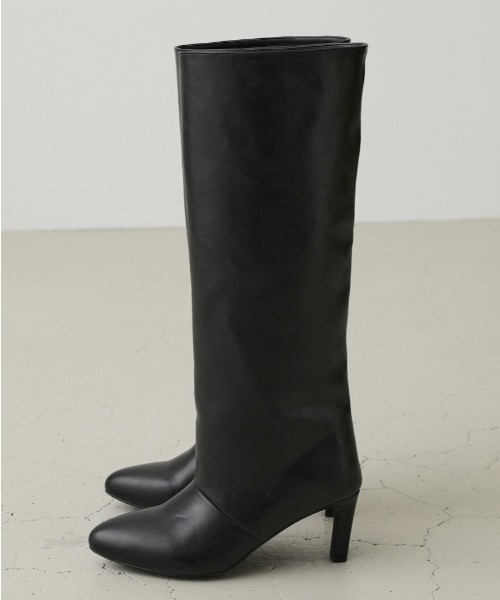crie conforto(クリーコンフォルト)の「ストレートロングブーツ(ブーツ・レディース・ブラック・SMALL/MEDIUM/LARGE/LL)」の4枚目の写真