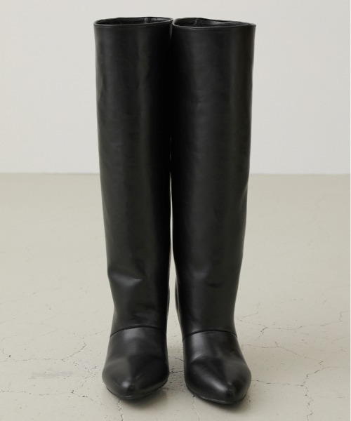 crie conforto(クリーコンフォルト)の「ストレートロングブーツ(ブーツ・レディース・ブラック・SMALL/MEDIUM/LARGE/LL)」の6枚目の写真