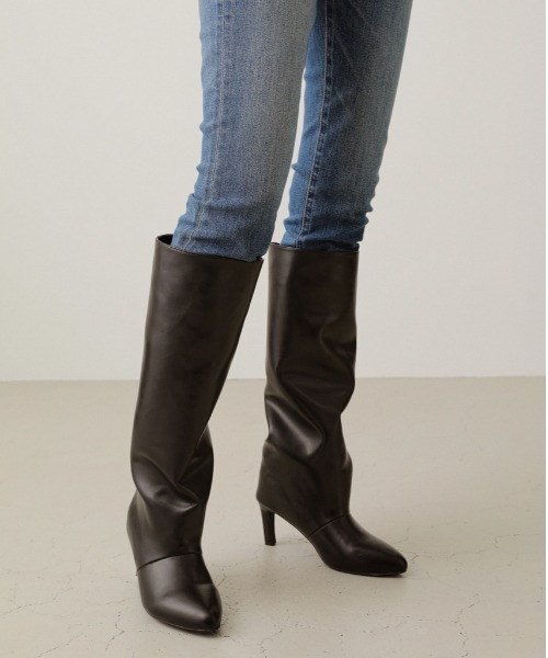 crie conforto(クリーコンフォルト)の「ストレートロングブーツ(ブーツ・レディース・ブラック・SMALL/MEDIUM/LARGE/LL)」の11枚目の写真