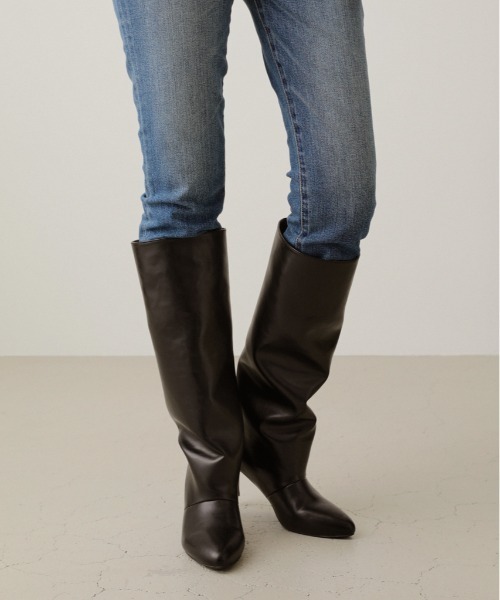 crie conforto(クリーコンフォルト)の「ストレートロングブーツ(ブーツ・レディース・ブラック・SMALL/MEDIUM/LARGE/LL)」の10枚目の写真