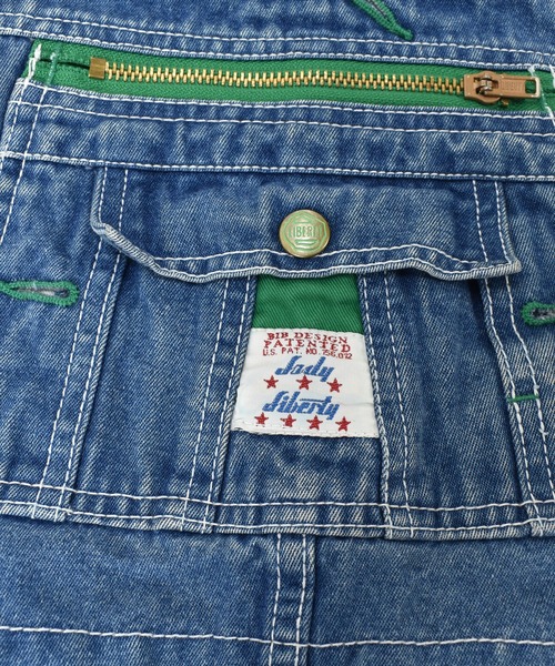VINTAGE（ヴィンテージ）の「【ヴィンテージ古着】70's～ LIBERTY / リバティー デニムオーバーオール（つなぎ/オールインワン・メンズ・ブルー・MEDIUM）」の9枚目の写真