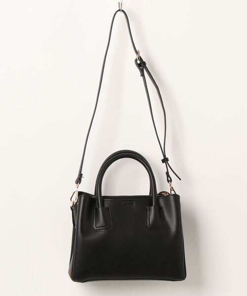 Doux archives（ドゥアルシーヴ）の「Ｐｕレザー２ｗａｙショルダーバッグ（ショルダーバッグ・レディース・ブラック/モカ・FREE）」の3枚目の写真