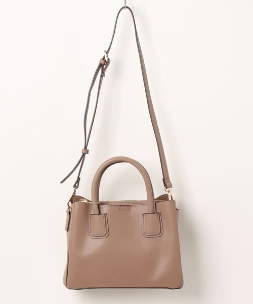 Doux archives（ドゥアルシーヴ）の「Ｐｕレザー２ｗａｙショルダーバッグ（ショルダーバッグ・レディース・ブラック/モカ・FREE）」の12枚目の写真