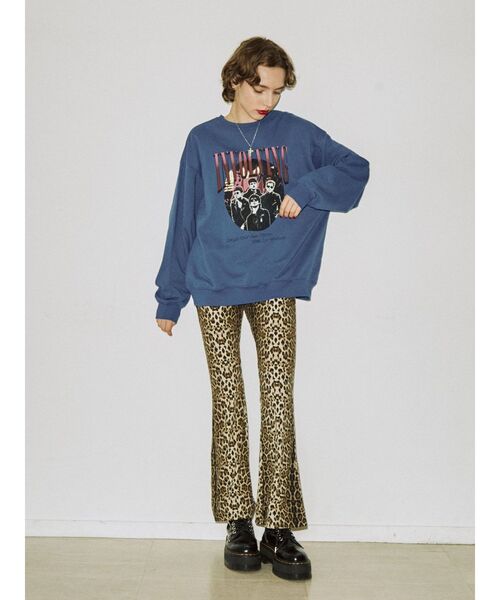 jouetie(ジュエティ)の「グランジルーズプルオーバー【スウェット/トレーナー】(スウェット・レディース・レッド/ブルー/アイボリー/ブラック・MEDIUM)」の13枚目の写真