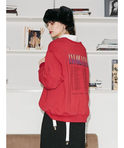 jouetie(ジュエティ)の「グランジルーズプルオーバー【スウェット/トレーナー】(スウェット・レディース・レッド/ブルー/アイボリー/ブラック・MEDIUM)」の20枚目の写真