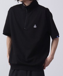GERRY ミニ裏毛胸刺繍ハーフZIP