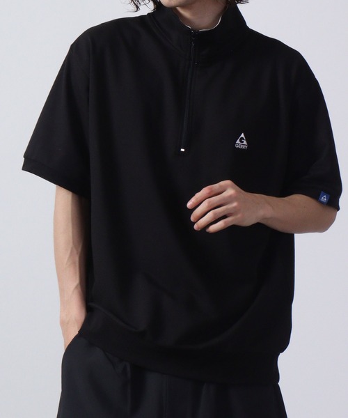GERRY(ジェリー)の「GERRY ミニ裏毛胸刺繍ハーフZIP(スウェット・メンズ・ホワイト/ブラック/アッシュグレー・M/LL/L)」の8枚目の写真