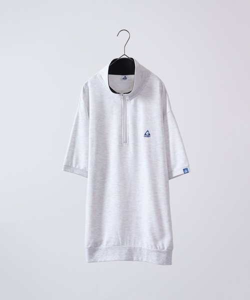GERRY(ジェリー)の「GERRY ミニ裏毛胸刺繍ハーフZIP(スウェット・メンズ・ホワイト/ブラック/アッシュグレー・M/LL/L)」の19枚目の写真