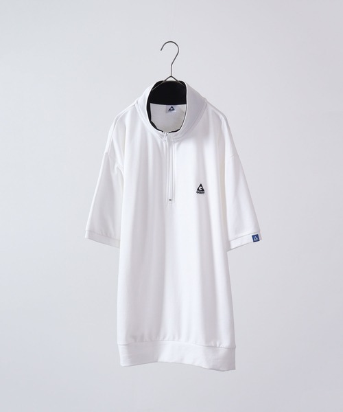 GERRY(ジェリー)の「GERRY ミニ裏毛胸刺繍ハーフZIP(スウェット・メンズ・ホワイト/ブラック/アッシュグレー・M/LL/L)」の17枚目の写真
