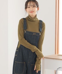 ElegChic | ハイネック指穴カットソー 長袖(Tシャツ/カットソー)