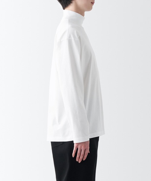 セール】起毛ハイネック長袖Tシャツ（Tシャツ/カットソー）｜無印良品