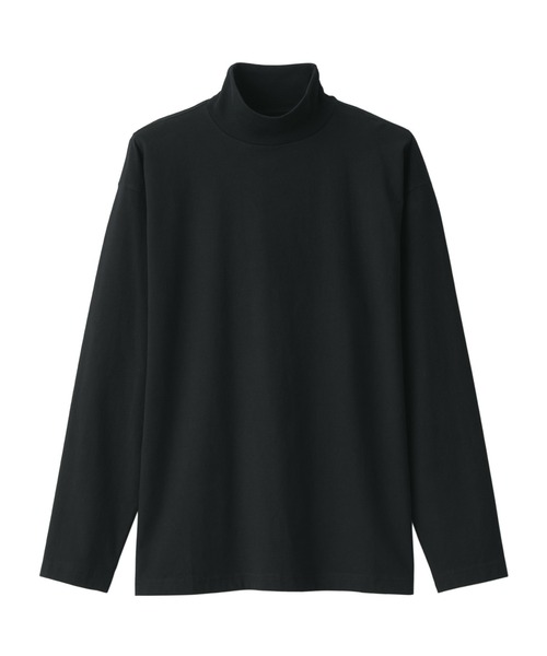 無印良品（ムジルシリョウヒン）の「起毛ハイネック長袖Ｔシャツ（Tシャツ/カットソー・メンズ・ホワイト/ダークブラウン/グレー/ダークグリーン/ネイビー系/ブラック・XS/S/L/XXL/XL/M）」の17枚目の写真
