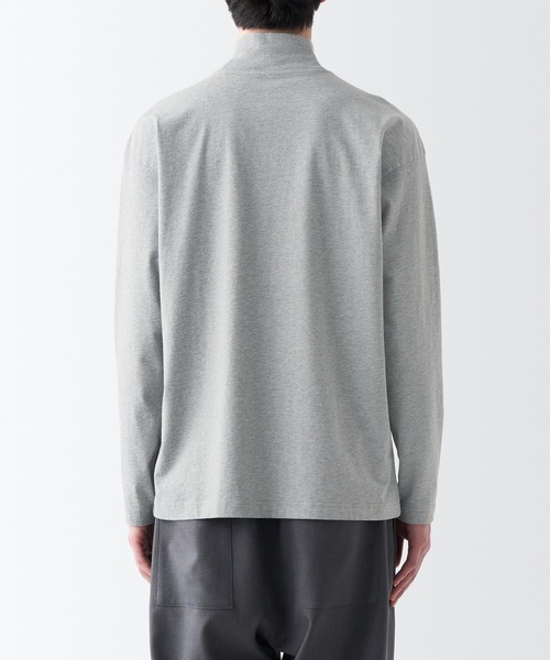 無印良品（ムジルシリョウヒン）の「起毛ハイネック長袖Ｔシャツ（Tシャツ/カットソー・メンズ・ホワイト/ダークブラウン/グレー/ダークグリーン/ネイビー系/ブラック・XS/S/L/XXL/XL/M）」の21枚目の写真