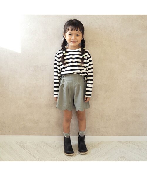 ショートパンツ GROVE 25ss ELIO STRIPE PANTS ☆2025SS新作☆GROVE☆ELIO STRIPE PANTS
