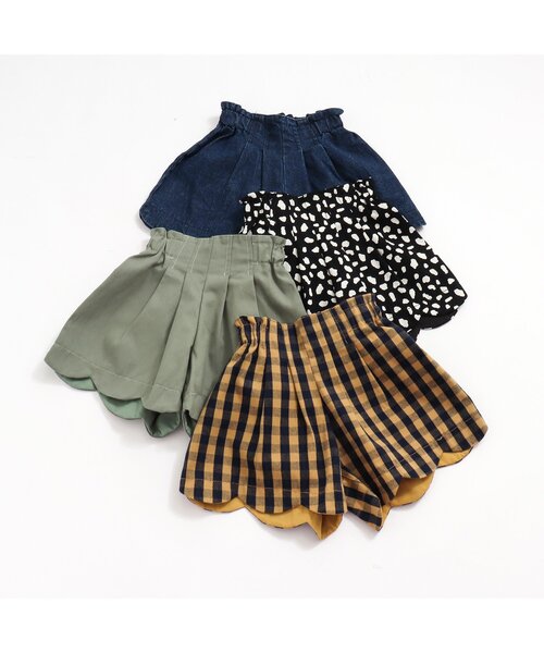 BREEZE（ブリーズ）の「スカラップショートパンツ（その他パンツ・キッズ・ブラック/イエロー/カーキ/インディゴブルー・130/100/140/80/110/90/120）」の20枚目の写真