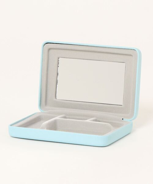 Three Four Time（ｽﾘｰﾌｫｰﾀｲﾑ）の「【JoliJoli】キャリング刺繍コンパクトミラーケース（その他小物・レディース・サックスブルー/グリーン/アイボリー/シルバー・FREE）」の6枚目の写真