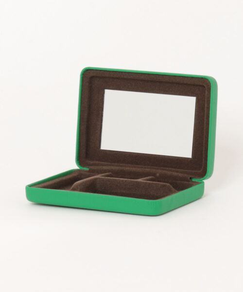 Three Four Time（ｽﾘｰﾌｫｰﾀｲﾑ）の「【JoliJoli】キャリング刺繍コンパクトミラーケース（その他小物・レディース・サックスブルー/グリーン/アイボリー/シルバー・FREE）」の8枚目の写真