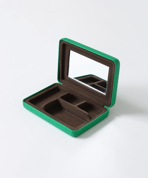 Three Four Time（ｽﾘｰﾌｫｰﾀｲﾑ）の「【JoliJoli】キャリング刺繍コンパクトミラーケース（その他小物・レディース・サックスブルー/グリーン/アイボリー/シルバー・FREE）」の11枚目の写真