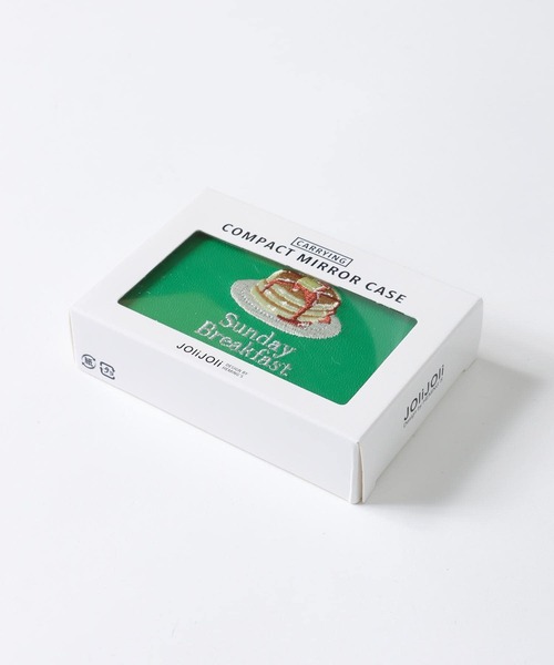 Three Four Time（ｽﾘｰﾌｫｰﾀｲﾑ）の「【JoliJoli】キャリング刺繍コンパクトミラーケース（その他小物・レディース・サックスブルー/グリーン/アイボリー/シルバー・FREE）」の13枚目の写真