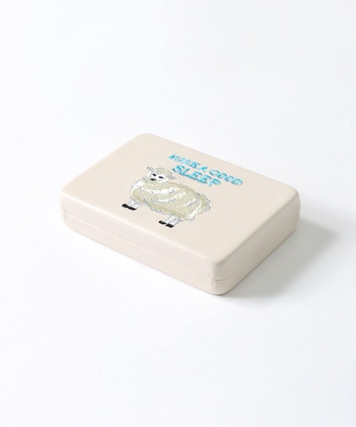 Three Four Time（ｽﾘｰﾌｫｰﾀｲﾑ）の「【JoliJoli】キャリング刺繍コンパクトミラーケース（その他小物・レディース・サックスブルー/グリーン/アイボリー/シルバー・FREE）」の14枚目の写真