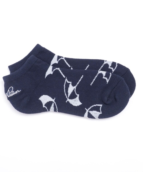 Arnold Palmer（アーノルドパーマー）の「アンブレラ ロゴ スニーカーソックス（ソックス/靴下・レディース・ネイビー/オフホワイト・25-27CM/23-25cm）」の9枚目の写真