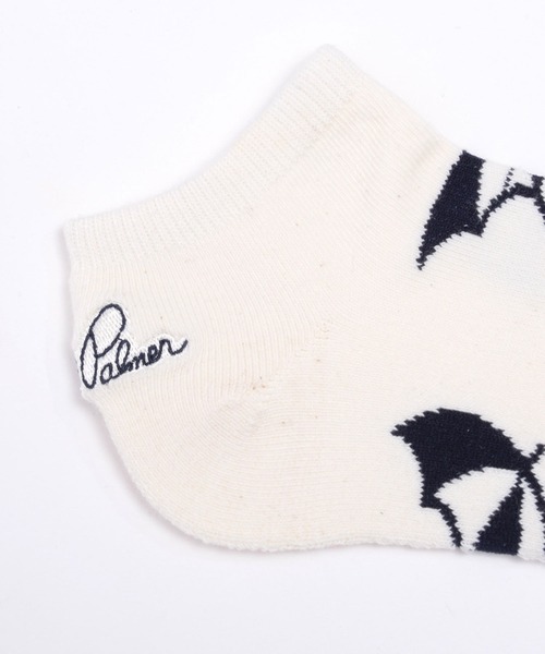 Arnold Palmer（アーノルドパーマー）の「アンブレラ ロゴ スニーカーソックス（ソックス/靴下・レディース・ネイビー/オフホワイト・25-27CM/23-25cm）」の5枚目の写真