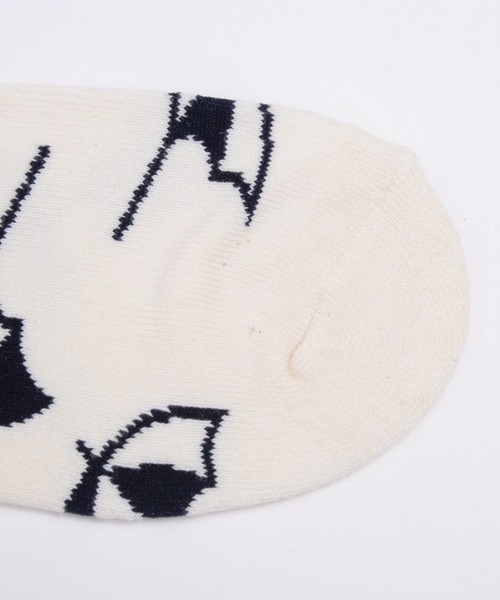 Arnold Palmer（アーノルドパーマー）の「アンブレラ ロゴ スニーカーソックス（ソックス/靴下・レディース・ネイビー/オフホワイト・25-27CM/23-25cm）」の4枚目の写真